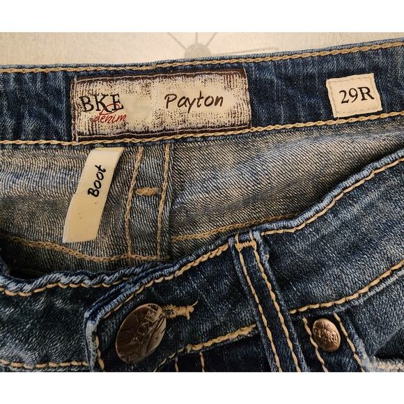 BKE Denim Women's Bootcut Payton Size 29 Embroidery Sequin - Picture 7 of 15